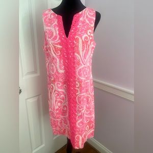 Lily pulitzer white and pink dress
